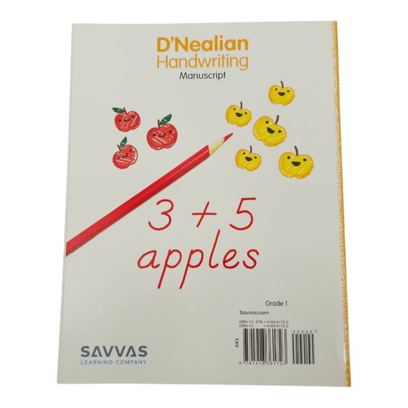 D'Nealian Handwriting Grade 1 Teacher's Edition Student Manuscripts Pencils NEW - Picture 5 of 16